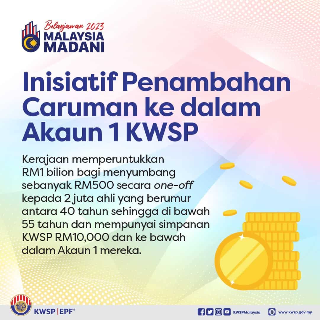 Bantuan KWSP RM500