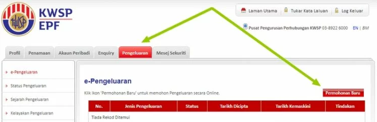 Pengeluaran Sebahagian Wang KWSP